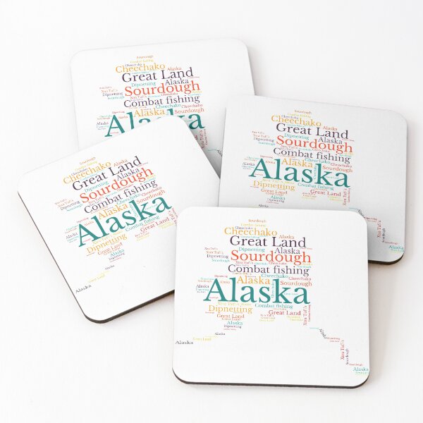 Item preview, Alaska map popular phrases designed and sold by marosharaf.