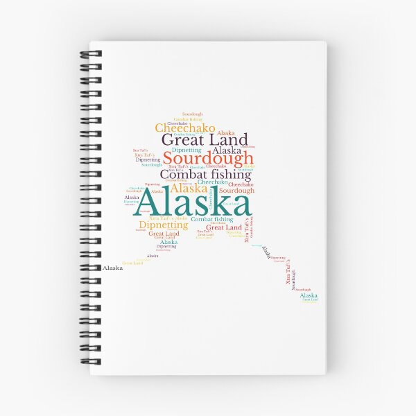 Item preview, Alaska map popular phrases designed and sold by marosharaf.