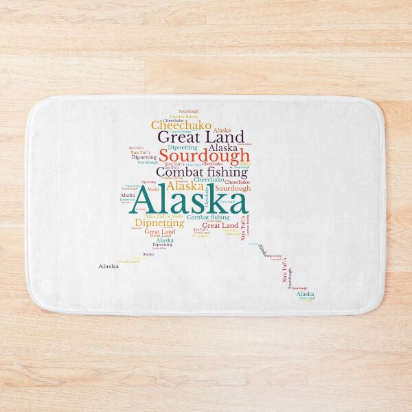 Item preview, Alaska map popular phrases designed and sold by marosharaf.
