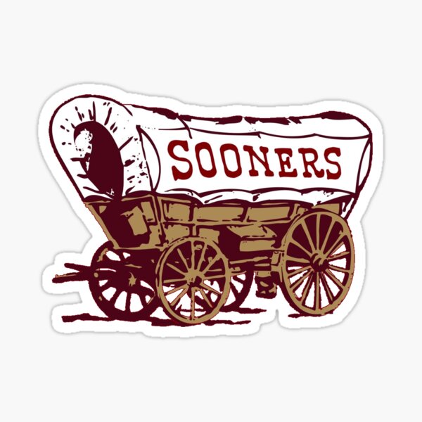 Oklahoma Sooners Wagon Sticker