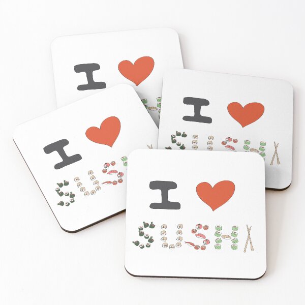 Item preview, I LOVE SUSHI designed and sold by drawnforyou.