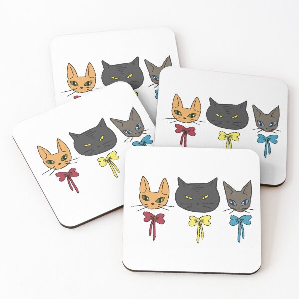 Item preview, Cute Cat Trio #1 designed and sold by ninebats.