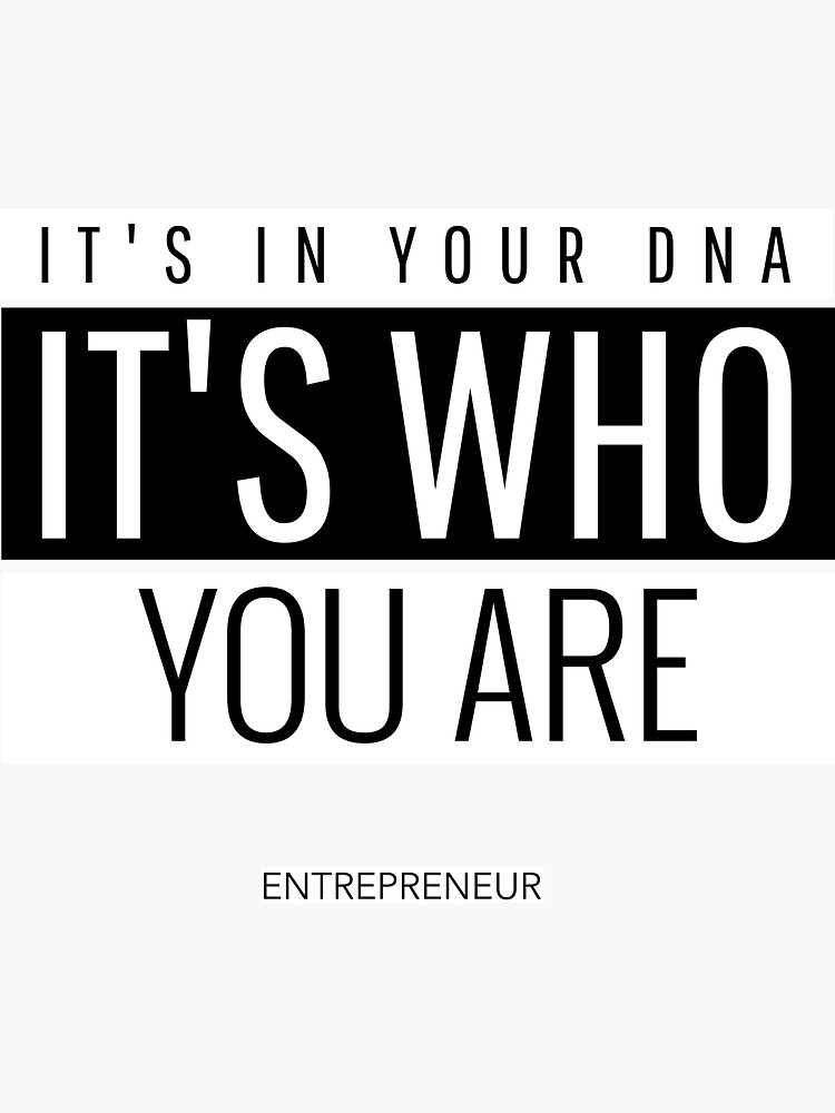  its in your dna its who you are sticker for sale by edesignz redbubble