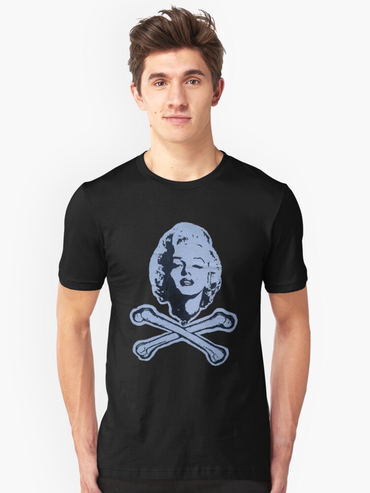 Alternate view of "R.I.P. Marilyn" Clothing Slim Fit T-Shirt