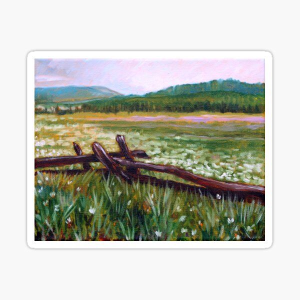 Boundaries by American Artist Hilary J. England Sticker