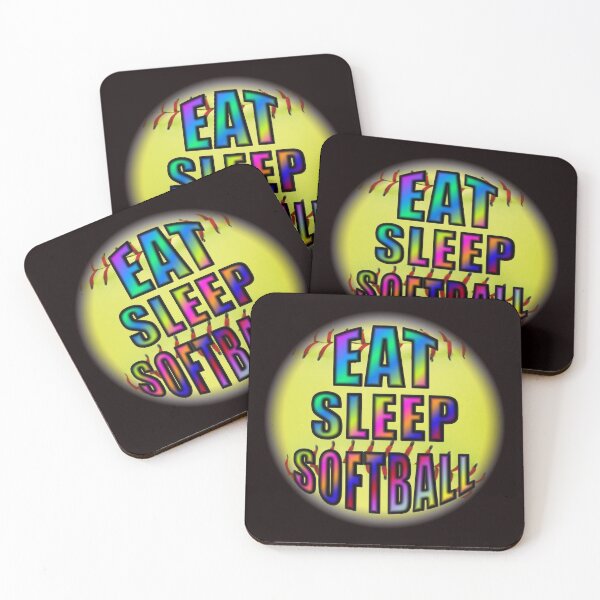 Artikelvorschau, Eat Sleep Softball Tie Dye entworfen und verkauft von ChicoryJunction.