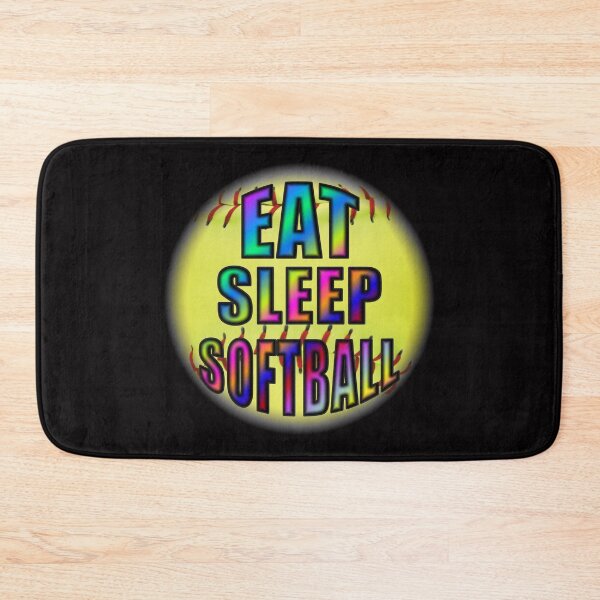 Item preview, Eat Sleep Softball Tie Dye designed and sold by ChicoryJunction.