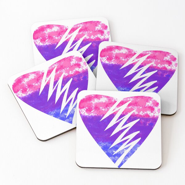 Item preview, Bi Broken Heart designed and sold by Spartakeith.