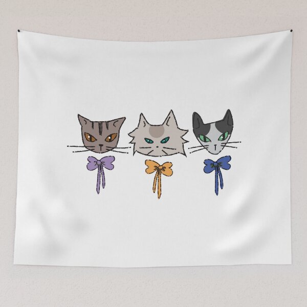 Item preview, Cute Cat Trio #3 designed and sold by ninebats.