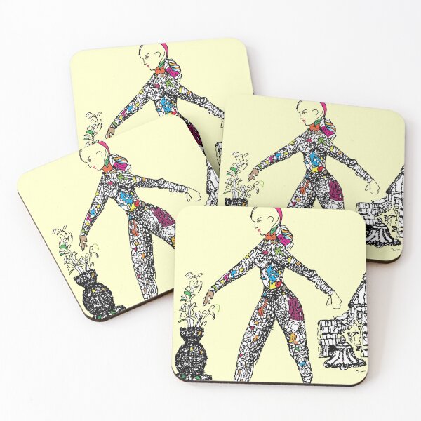 Item preview, The Camouflaged: Story Line Fashion, TeresaTown at Redbubble 2020 designed and sold by Mark Stansberry.