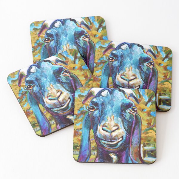 Item preview, Black Farm Goat  designed and sold by RobertPhelpsArt.