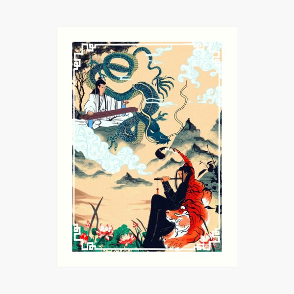 white wisps pave a path for my longing Art Print