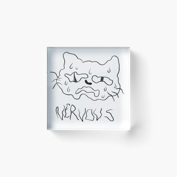 Item preview, Nervous cat - Black designed and sold by CRUMPiT-CROC.