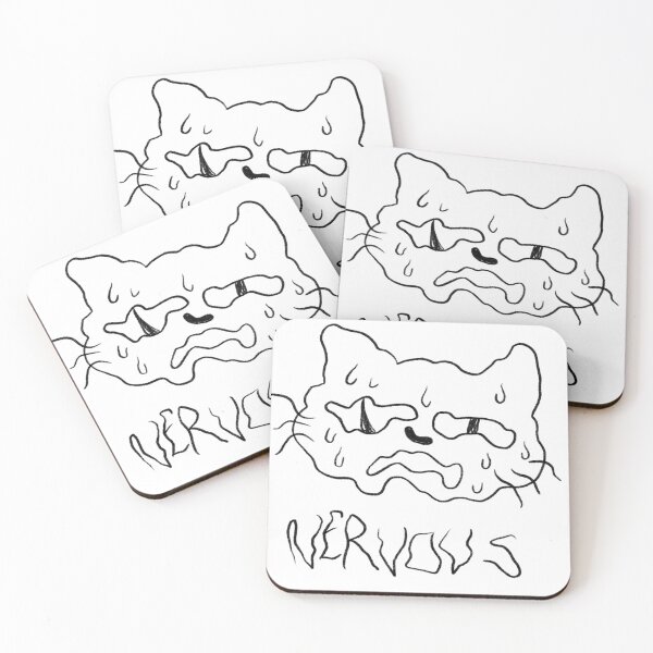 Item preview, Nervous cat - Black designed and sold by CRUMPiT-CROC.