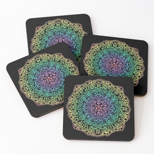 Item preview, Pastel Rainbow Mandala designed and sold by gorff.