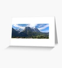 Jungfrau and Kleine Scheidegg Greeting Card