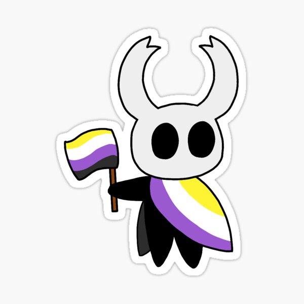 Item preview, Hollow knight Non-binary Pride designed and sold by SupernovaSwirls.
