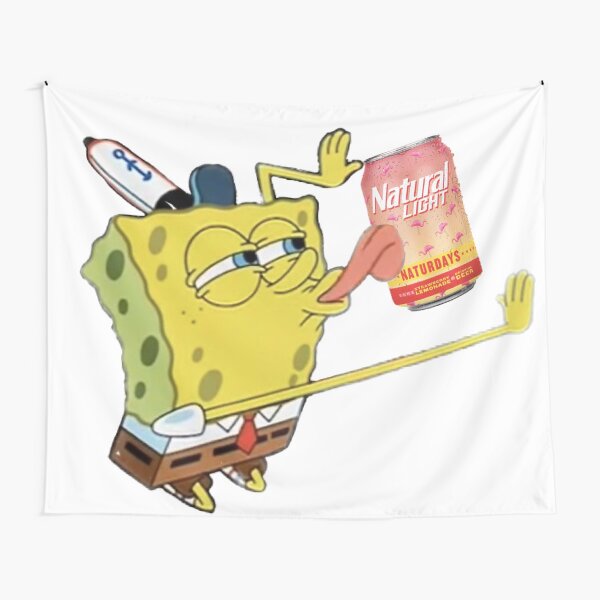 Naturday is for Spongebob Tapestry