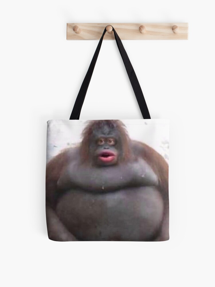 uh oh stinky le monke meme | Tote Bag