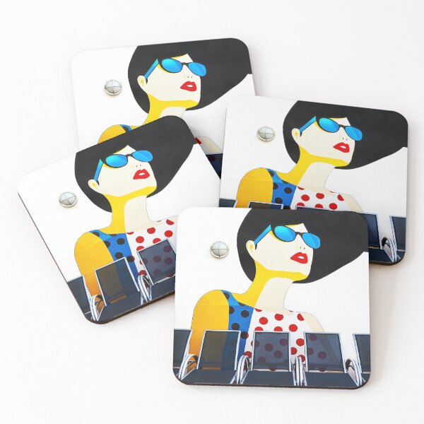 Item preview, Mural and deck chairs designed and sold by Malcolm Heberle.