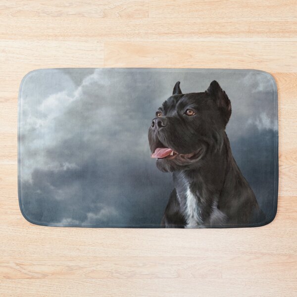 Item preview, Drawing oil painting dog breed Cane Corso on old vintage grunge paper designed and sold by bonidog.