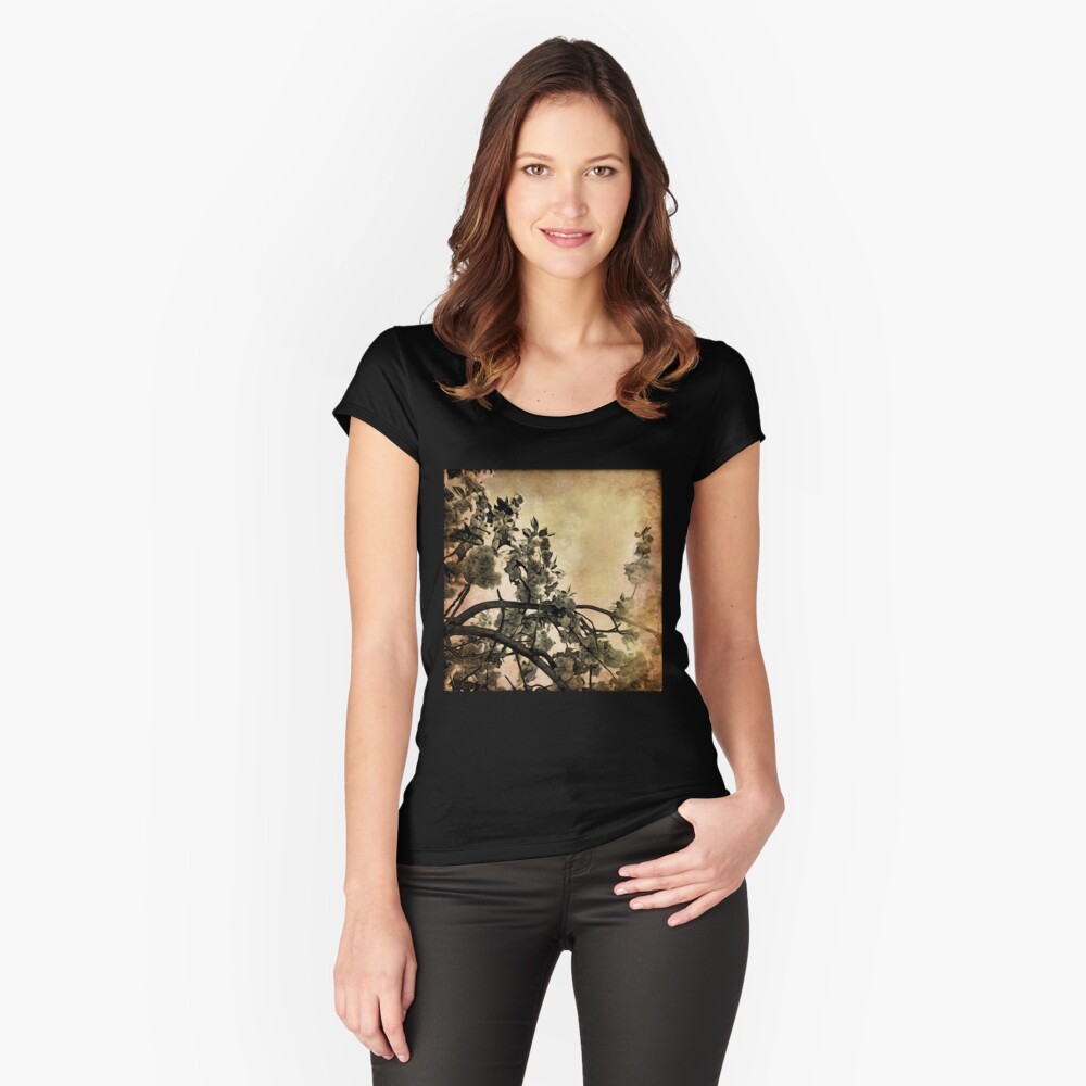 Item preview, Fitted Scoop T-Shirt designed and sold by OneDayArt.