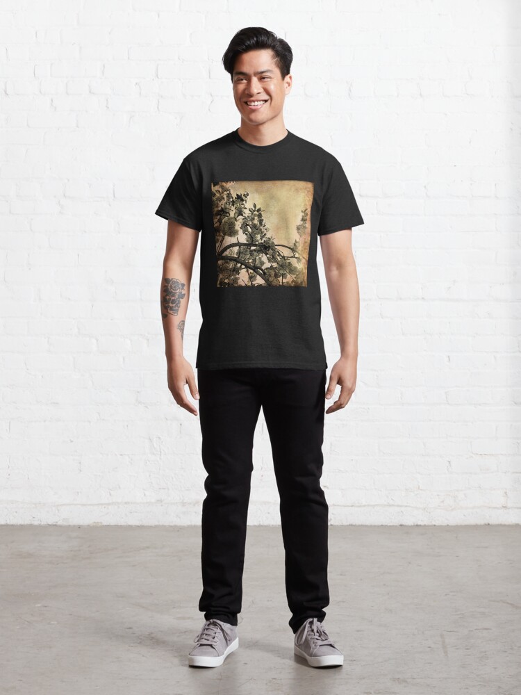 Alternate view of Brushed Cherry Blossoms - Flower Lovers Gift Classic T-Shirt