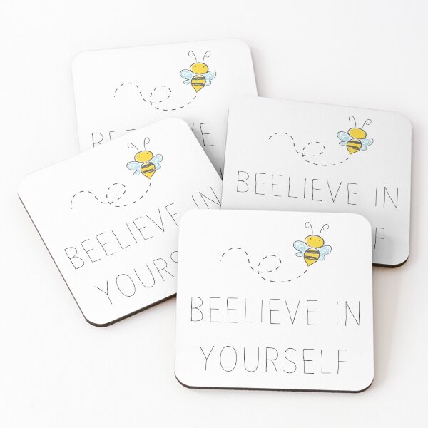 Item preview, Beelieve In Yourself Bee Pun Bug designed and sold by violet-hope.