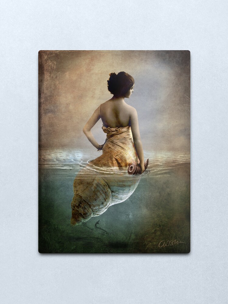 Alternate view of Hear me calling Metal Print
