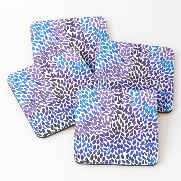 Item preview, Purple and Blue Leaves designed and sold by AngelaLynn Art.