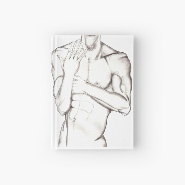 Male Torso Hardcover Journal