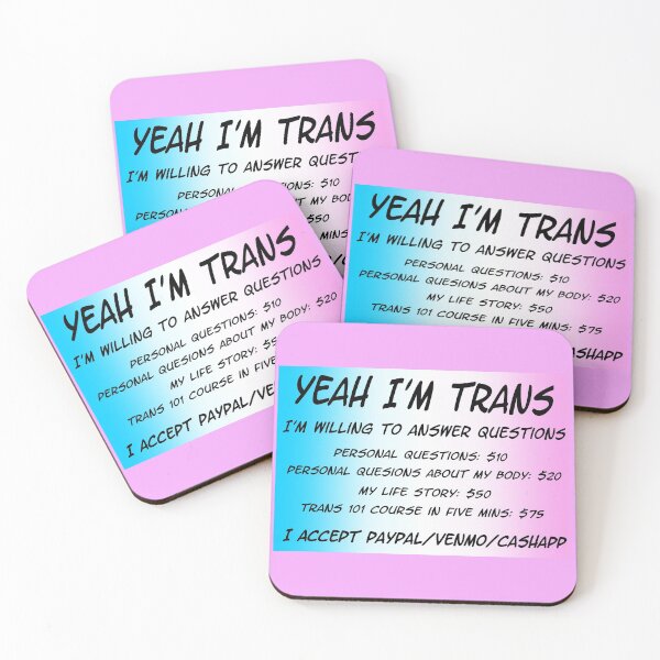 Item preview, Yeah I'll Answer Your Questions - Flag Pink designed and sold by LunarDragoon.