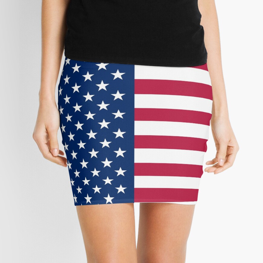 Discover United States Flag - USA Stars and Stripes Mini Skirt