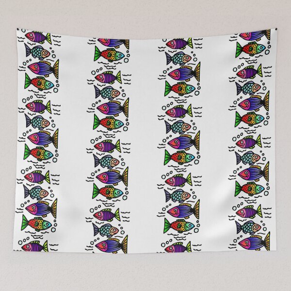 Item preview, School of Fish designed and sold by GemmasGems.