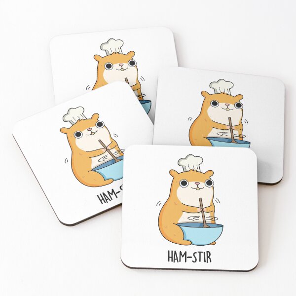 Item preview, Hamstir Funny Chef Hamster Puns  designed and sold by punnybone.