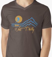 Ski West Philly Men's V-Neck T-Shirt