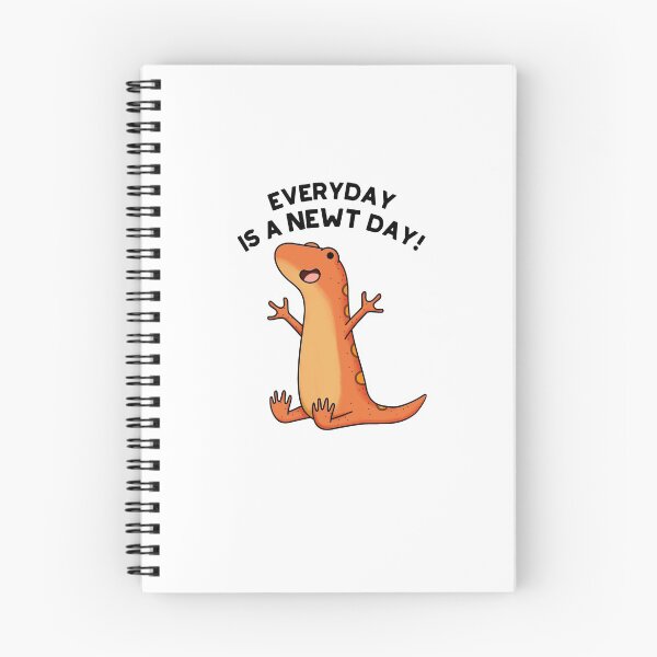 Item preview, Everyday's A Newt Day Funny Salamander Puns  designed and sold by punnybone.