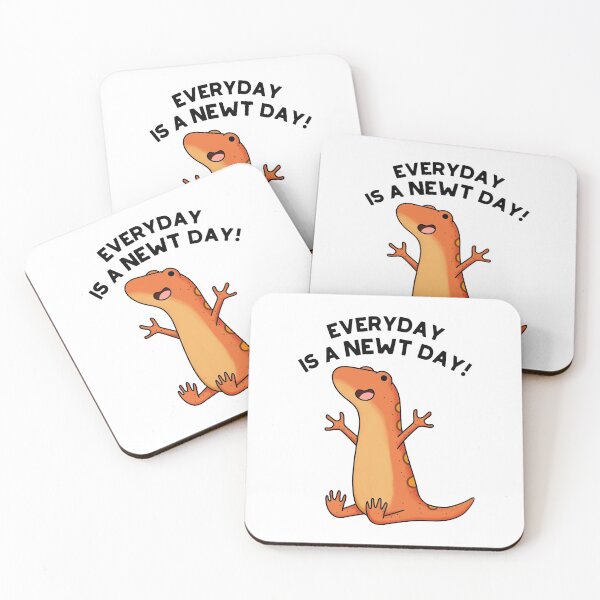 Item preview, Everyday's A Newt Day Funny Salamander Puns  designed and sold by punnybone.