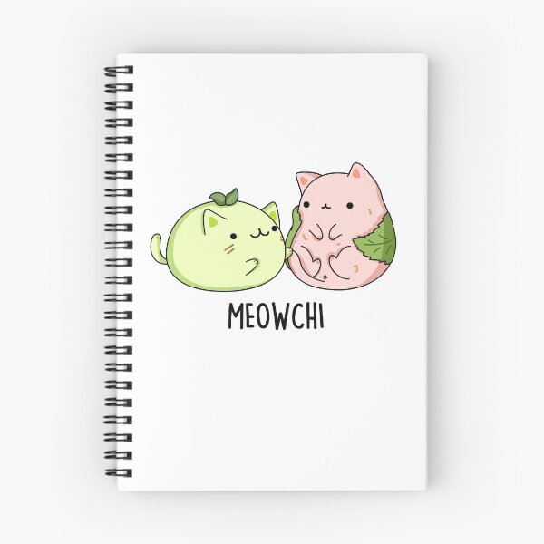 Item preview, Meowchi Funny Mochi Puns  designed and sold by punnybone.
