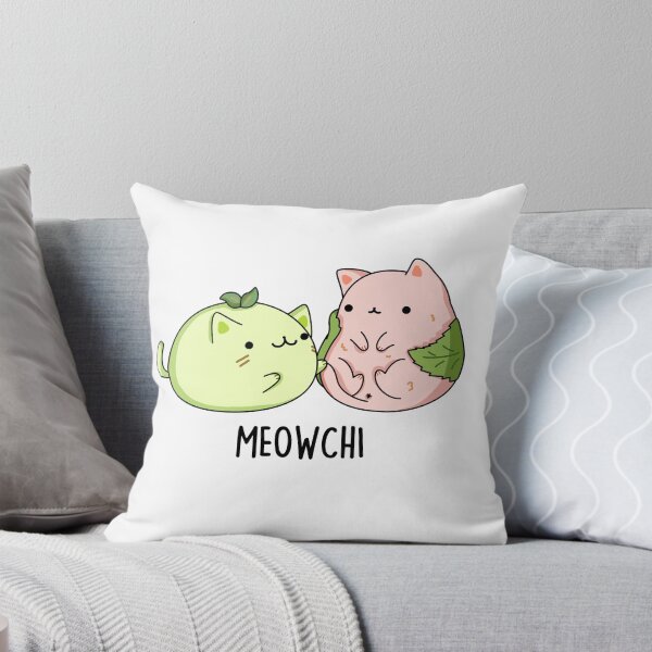 Item preview, Meowchi Funny Mochi Puns  designed and sold by punnybone.