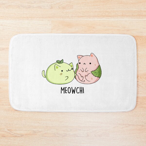 Item preview, Meowchi Funny Mochi Puns  designed and sold by punnybone.