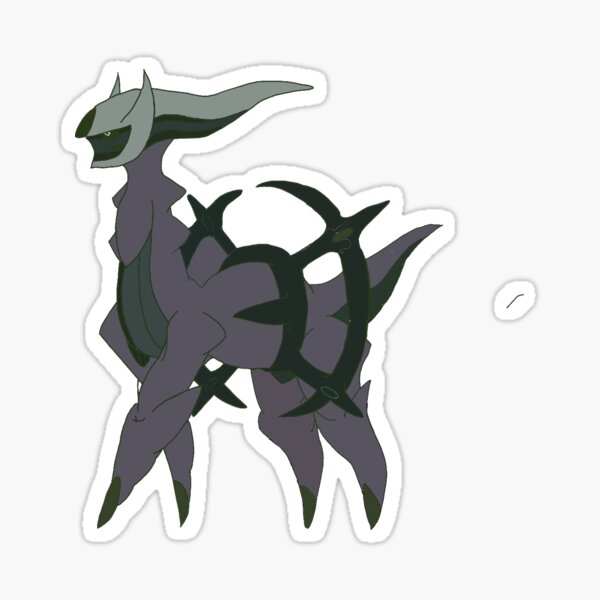 Dark Arceus Sticker By Dkisawesome13 Redbubble