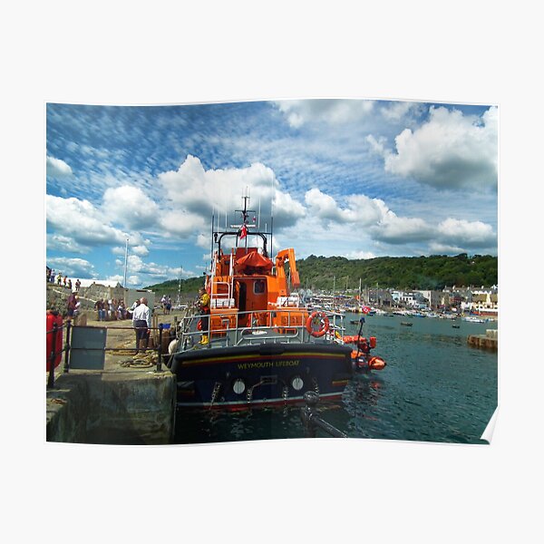 Ernest And Mabel Weymouth Lifeboat Poster