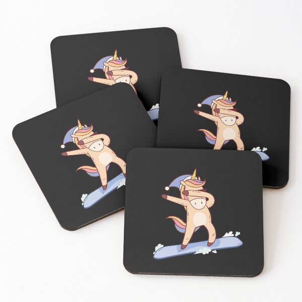 Item preview, Snowboard unicorn dab designed and sold by Weilichesmag.