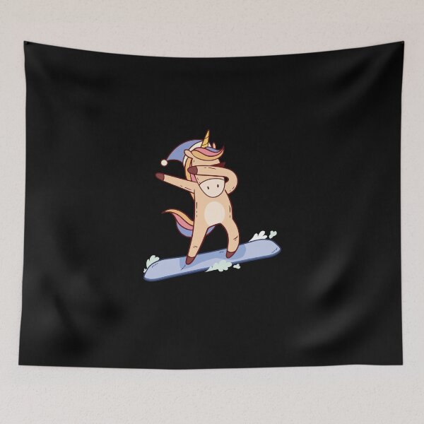 Item preview, Snowboard unicorn dab designed and sold by Weilichesmag.