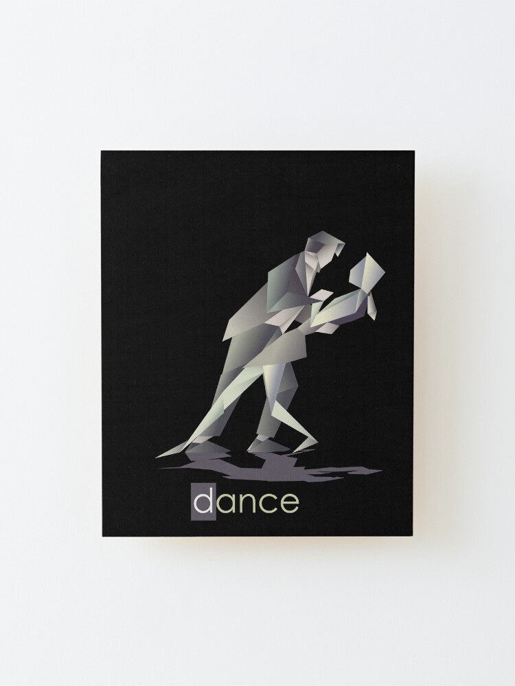 Alternate view of Origami Flamingo Dancers Mounted Print