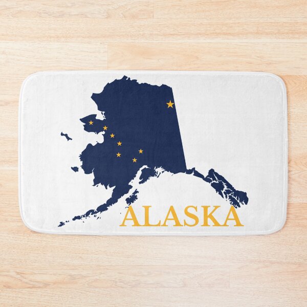 Item preview, Alaska flag map designed and sold by marosharaf.