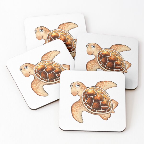 Item preview, Funny brown sea turtle designed and sold by Steve Sack.