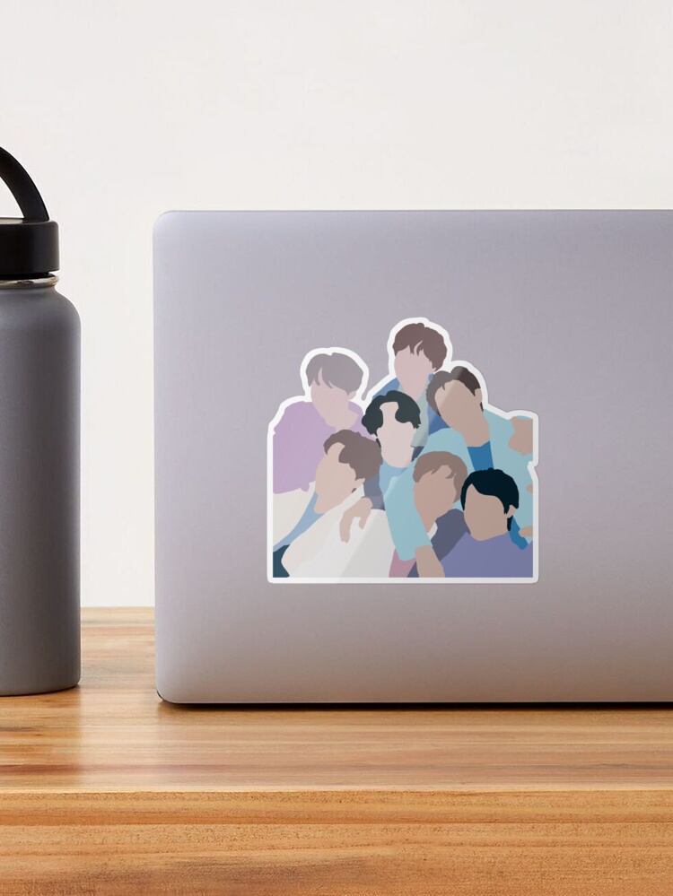 100 PCS Stickers for BTS Water Bottle,Kpop Stickers Vinyl