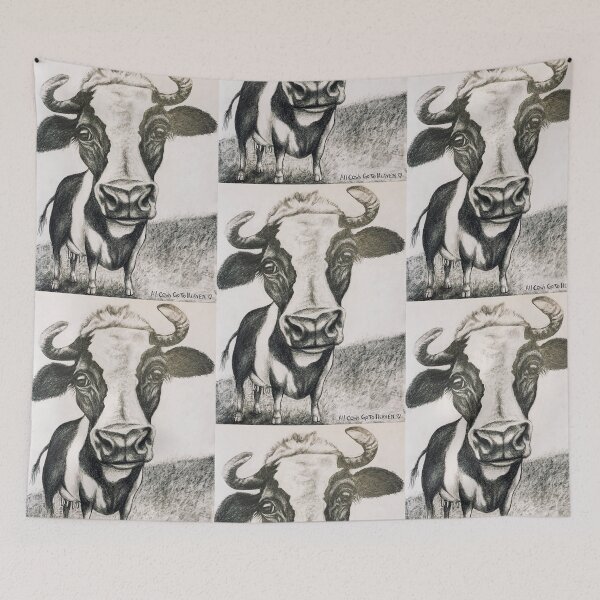 Item preview, All Cows Go To Heaven by Jocelyn Bullock 2018 designed and sold by Jocelyn Bullock.